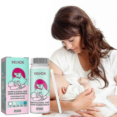 25pcs Breastmilk Alcohol Test Strips Fast Accurate Detection Breast Milk