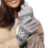 (S-M, Light Grey) Heat Holders - Womens Thermal Winter Gloves 2