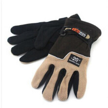 (brown, Men) Polar Fleece Gloves Warm Insulating Men Women Super Soft Comfortable Durable Windproof Cold Weather Soft Thermal Gloves  Men Army Green