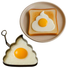 (Poops) Middle Finger Egg Mold Funny DIY Fired Egg Mold Unique Kitchen Prank Gifts for Egg Lovers