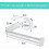 Toilet Paper Roll Holder Wall Mount Acrylic Clear Tp Holder with Hardware 2
