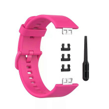 (11) New Silicone Band Suitable For Watch Fit TIA-B09/TIA-B19 Smart Watch Solid Color Strap Accessories Replacement Bracelet