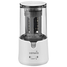 Electric Pencil Sharpener for Coloured Pencils, Large Pencil Sharpener for Artists, Fast Sharpen for 6-12mm Pencils, Heavy Duty in Office School