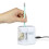 Rapesco 1448 PS12-USB Automatic/Electric Pencil Sharpener with USB or Battery (not Included) Charging, White 3