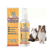 Bitter Apple No Chew Spray for Dogs & Cats - 100ml | Alcohol-Free Chewing Deterrent for Furniture, Wounds | Indoor/Outdoor Pet Training Aid