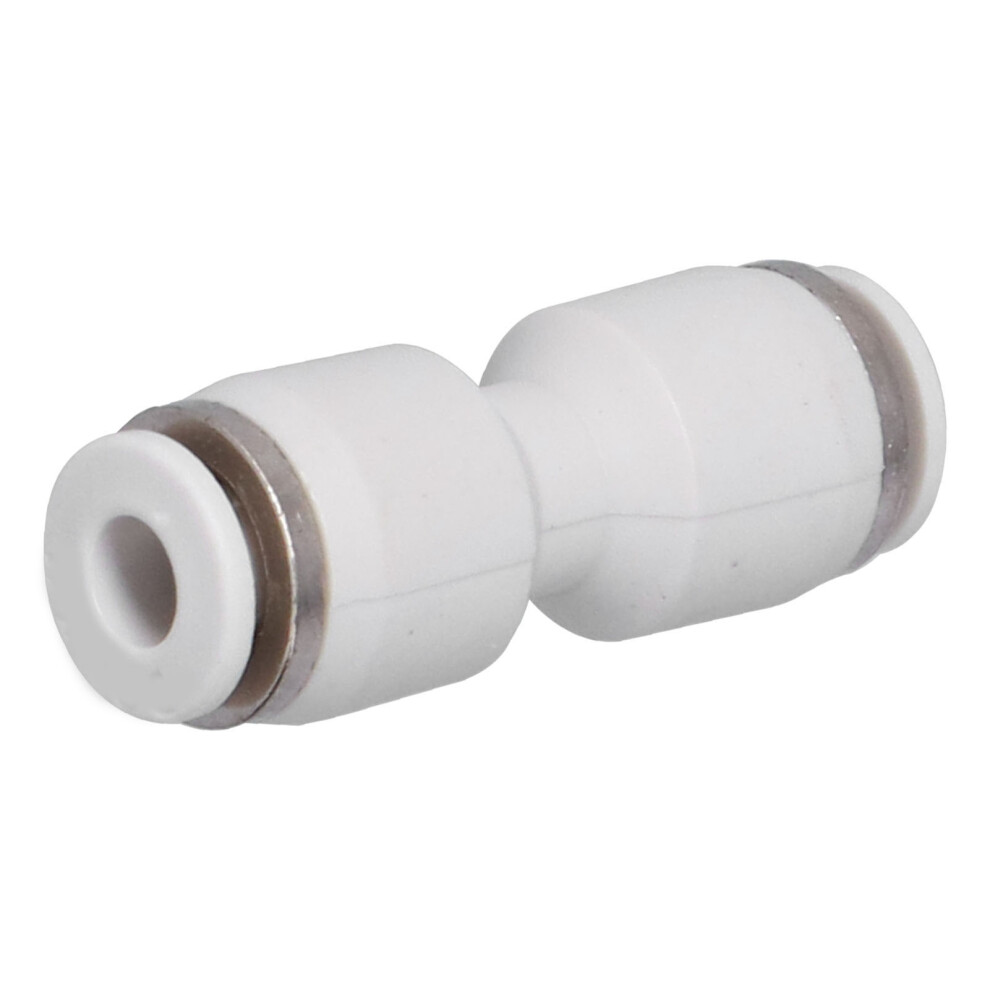 Pneumatic Tube Connector Pu6 50Pcs Straight Push Fittings Plastic Copper 7651382395616