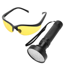 Essential Scorpion Catcher, High-Quality Aluminum Alloy Body 100 Leds Flashlight, Waterproof Design For Outdoor Adventures