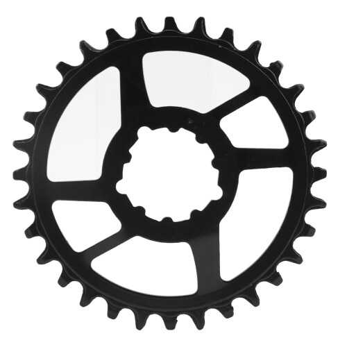 Steel 3mm Offset Narrow Wide Single Chainring for GXP, Black 2
