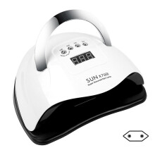 UV LED Nail Lamp For Home & Salon, Nail Dryer With Timer Setting & Intelligent Over-Temperature Protection, Detachable Base & Large Space For Toenails