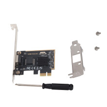 Adaptor Ethernet PCIe de 2,5 GBps, NIC de înaltă calitate, LAN virtual, performanță superioară cu comunicare pe două canale, design compact