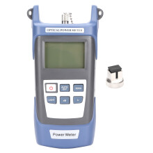 Tester de cablu cu fibră optică, contor de putere optică cu gamă largă de testare pentru lungimea de undă și sursa de lumină, design practic