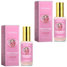 (2pcs) Pink Tears Strawberry Musk Body Mist, Sweet Refreshing Strawberry Body Milk Mist Spray, Long-Lasting Fragrance