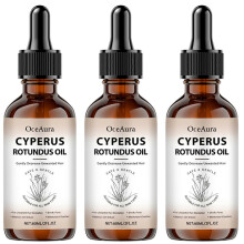 (3pcs) Natural Cyperus Rotundus Oil for Hair Removal, Reduces Body Hair Growth & Smooths Skin, All Skin Types