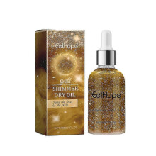 (Gold) Party Body Glitter Oil, Naturally Brightening And Long-Lasting Moisturizing Party Dance Shine Shine Shine