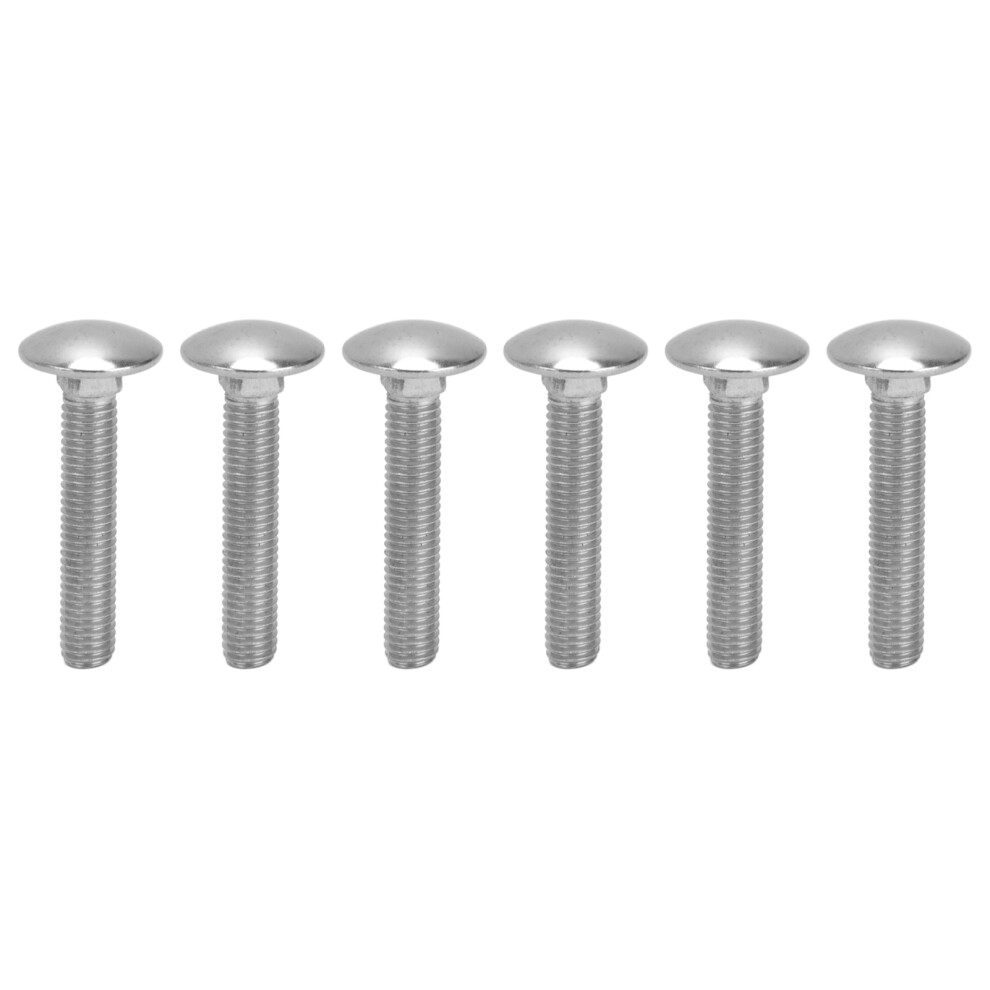 30Pcs M8x1.25 A2 Stainless Steel Carriage Bolts Din603, 45Mm 7891377004301