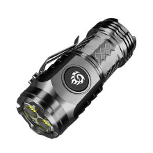(1pc) 1/2pcs Three-eyed Monster Mini Flashlight, Led Flashlights High Lumens Rechargeable