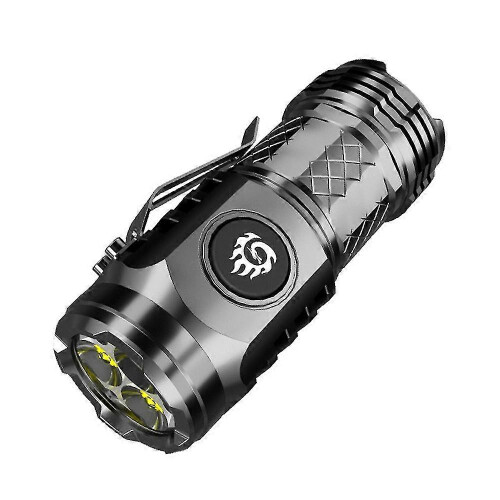 (1pc)1/2pcs Three-eyed Monster Mini Flashlight, Led Flashlights High Lumens Rechargeable