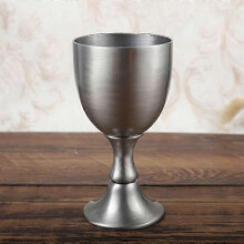 (Ancient Tin) Classical Quality Details Creative White Wine Family Wine Glass Metal European Noble Home Decor Red