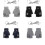 (Dark Blue)Winter Electric Rechargeable Mitten Heated Gloves Fullhalf Finger Warmer Usb It 5