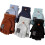 (Dark Blue)Winter Electric Rechargeable Mitten Heated Gloves Fullhalf Finger Warmer Usb It 3