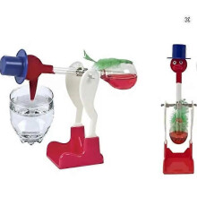 (Purple) Perpetual Motion Drinking Bird with Fluid for Non-Stop Balancing Educational Kids Toy