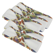 5pcs Washable Cotton Menstrual Pads, Breathable, Reusable, Soft, 25.5x18.5cm