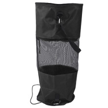 Wiederverwendbare wasserdichte Boot-Abfalltasche, Oxford-Stoff, 84cmH x 26cmT, schwarz