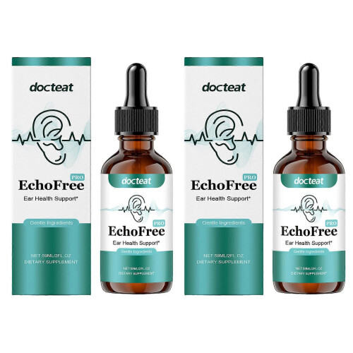 (2pcs) Tinnitus Relief Drops Echofree Ear Health Support Drops