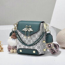 (Green) Adorable Delicate Phone Purse With Adjustable Strap Waterproof Casual Handbag for Woman Girl