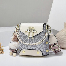(Bee White) Adorable Delicate Phone Purse With Adjustable Strap Waterproof Casual Handbag for Woman Girl