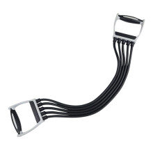 (Black Gray) Gym Pullers Straps for Men Exercise Multifunctional Chest Shoulder Training Tool for Home Gym