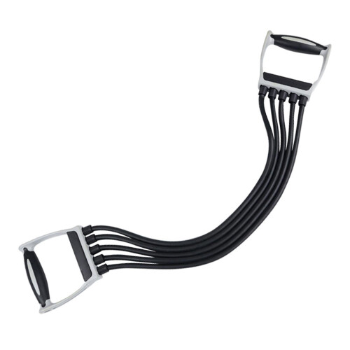 (Black Gray)Gym Pullers Straps for Men Exercise Multifunctional Chest Shoulder Training Tool for Home Gym