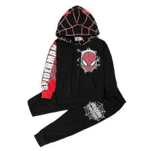 (3-4 Years, Black) Kids Boys   Tracksuit Hoodie Top Pants Set Casual Outfit Clothes