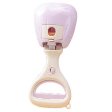 (Purple) Portable Pet Pooper Scooper With Handle Universal Fit for All Dogs for Dog Walking
