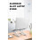 (Silver) N8 Foldable Lifting Laptop Stand 2