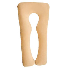 (Camel) Inflatable Pregnancy Pillow U Shape Sleeping Support Pillow For Pregnant Women Cozy Bump Maternity Pillow Full Body Side Sleeper