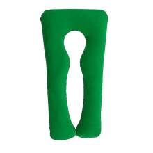 (Green) Inflatable Pregnancy Pillow U Shape Sleeping Support Pillow For Pregnant Women Cozy Bump Maternity Pillow Full Body Side Sleeper