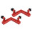 2 jeux de B Type 90 L-Type Right Angle Square (rouge) 5