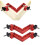 2 jeux de B Type 90 L-Type Right Angle Square (rouge) 1