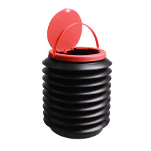 (B) Bucket Folding Collapsible Fishing Water Pail Storage Box Trash Container In Car