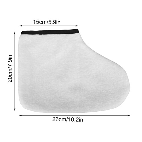 Comfortable Paraffin Wax Booties for Home SPA and Moisture Absorption 1