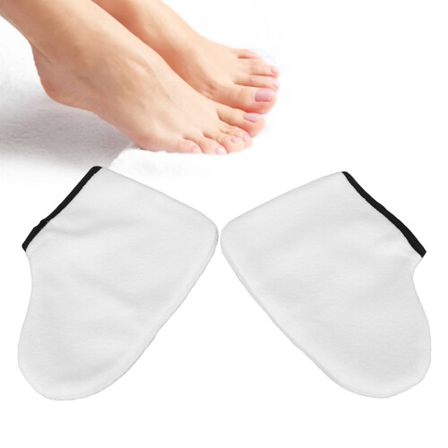 Comfortable Paraffin Wax Booties for Home SPA and Moisture Absorption 2
