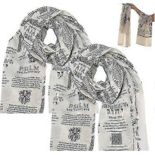(2PCS)Prayer Shawl, Protection Bible Verse Prayer Scarf for Women Christian 70x170cm - Lightweight Scarves Gifts for Festival Party Friends
