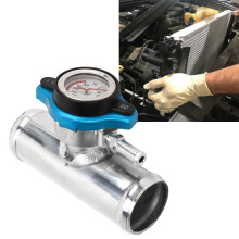 Langleicher 38mm Inline-Heizungskühler-Füllrohr mit Temperaturanzeige, 1,5 Zoll Außendurchmesser