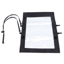 Wasserfester, transparenter Kartenbeutel für Camping und Wandern, faltbare Aufbewahrungstasche 25x35cm