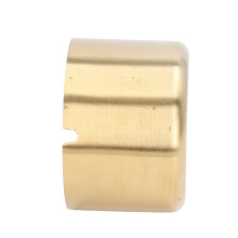 Cendrier en acier inoxydable couleur cuivre, Ø10 cm, H 6,8 cm