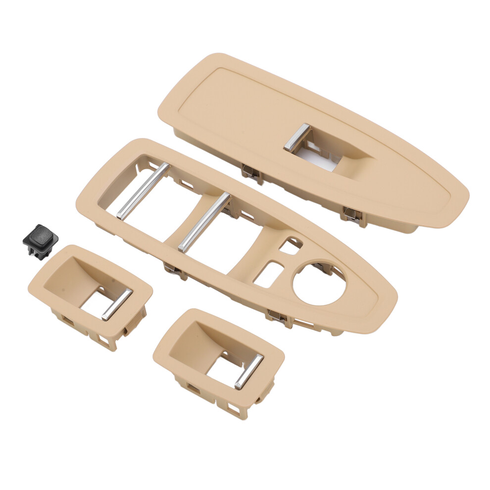 Car Switch Button Panel Cover For 1/3/4 Series F20 F30 F31 2012-2019 Beige 8281377013455
