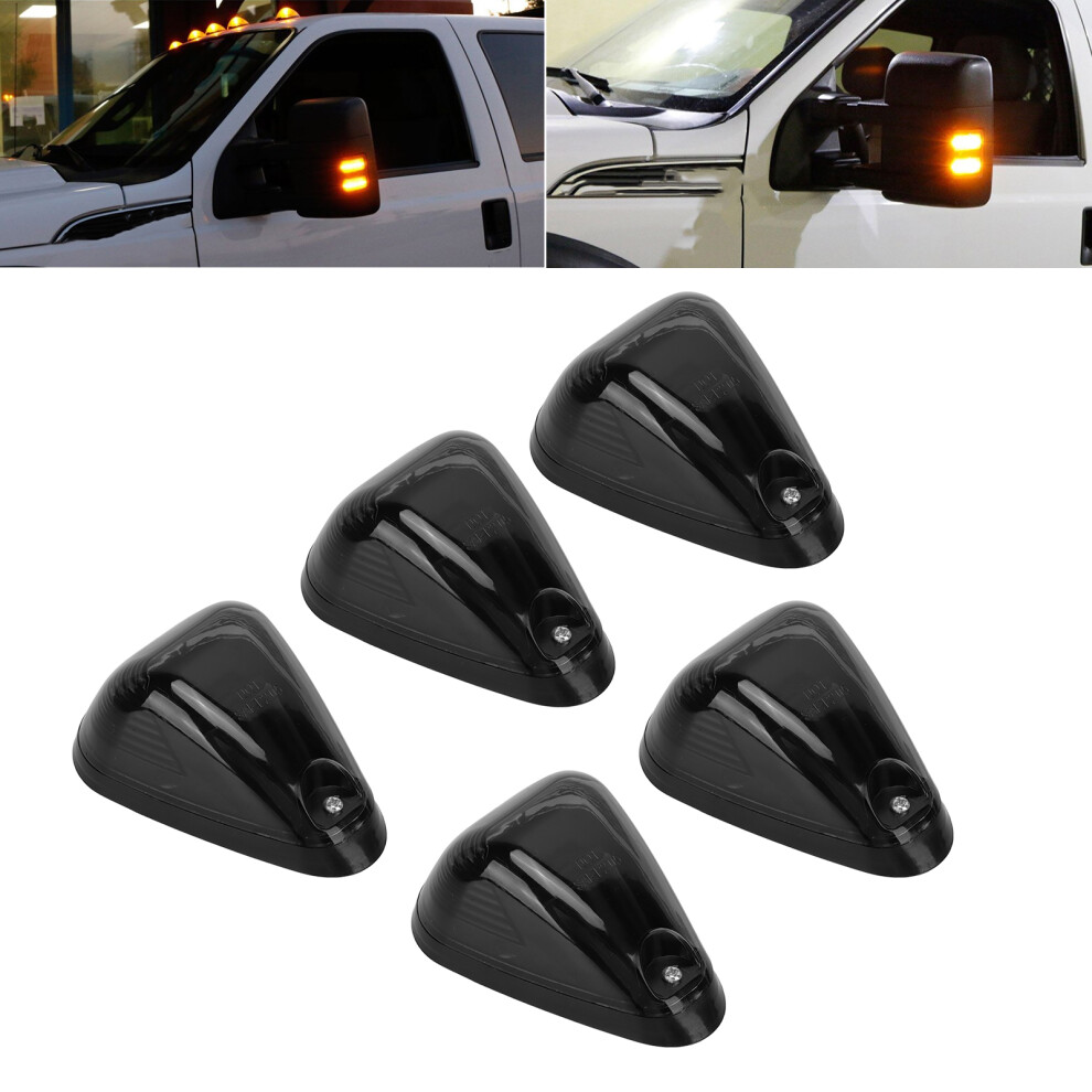 5 Sets Led Truck Roof Smoke Lens For Suvs & Trucks Light/Amber 4951377013925
