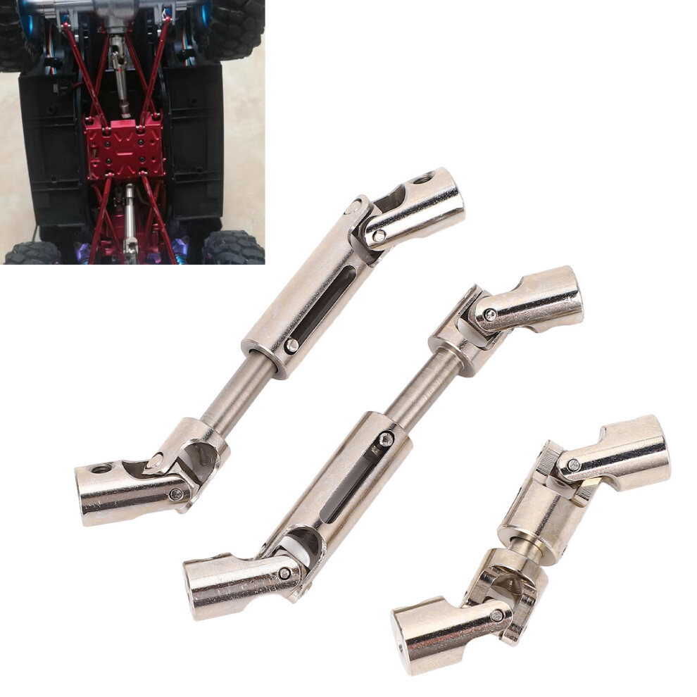3 Pcs Metal Rc Drive Shaft Set For Wpl Mn D90 Universal Joint Durable Material 5011383130470
