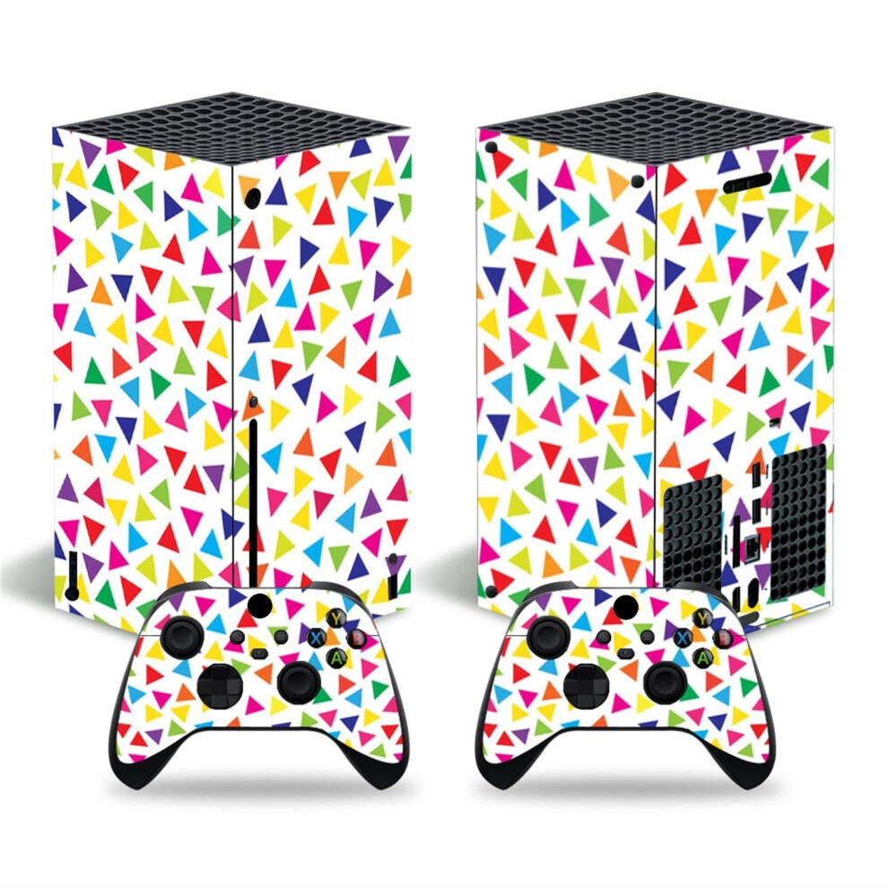 Skin Wrap Vinyl Decal Set With 2 Controller Skins, Scratch Protection, Full Coverage For Xbox Series X 9187378518991